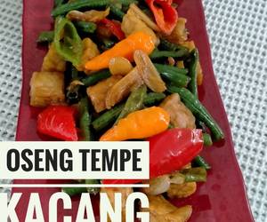 Fresh, Memasak Oseng Tempe Kacang Panjang Mantul Banget