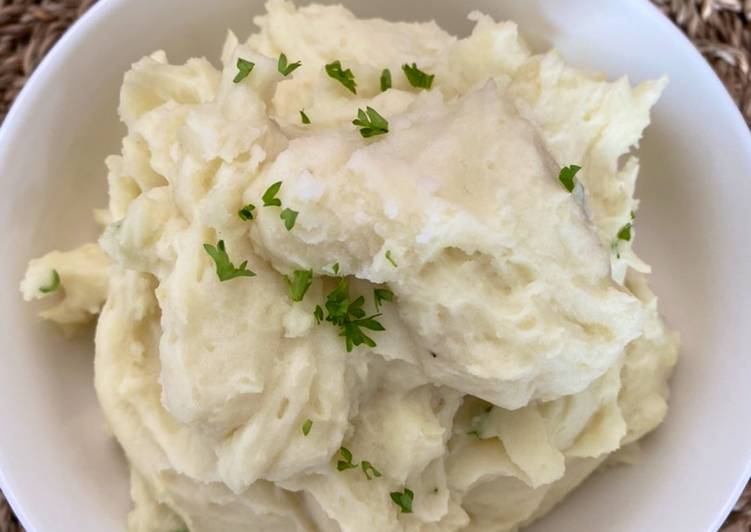 Cara Gampang Menyiapkan Mashed potatoes (rendah kalori), Lezat Sekali