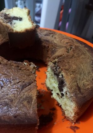 Foto resep Marbel Cake / Marmer cake