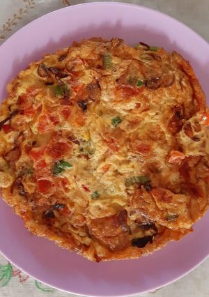 Foto resep Telur Dadar Tomat