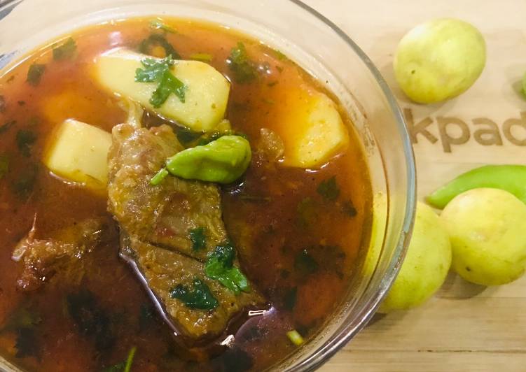 How to Serve Tasteful Beef Arvi Salan