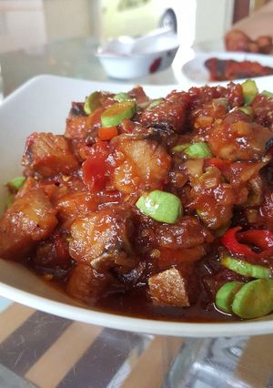 Foto resep Telang Asam Manis Pedas Special Pete Banjarmasin