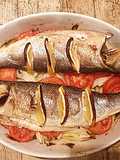 Lubina al Horno con Patatas