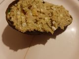 Avocat farci au thon et œufs