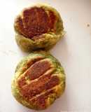 Pan queso crema y pesto