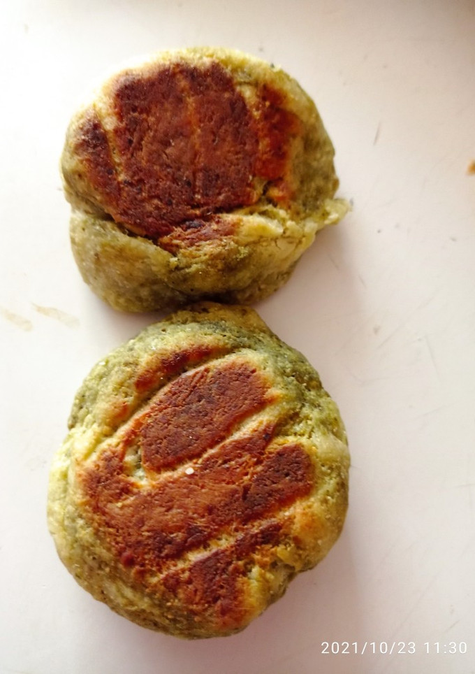 Una foto de Pan queso crema y pesto