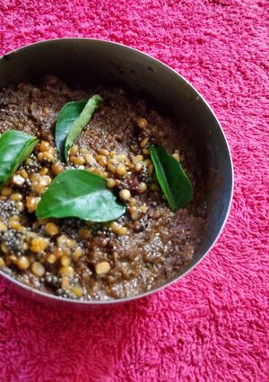 A picture of அல்லம் பச்சடி (இஞ்சி சட்னி) (Allam pachadi recipe in tamil).