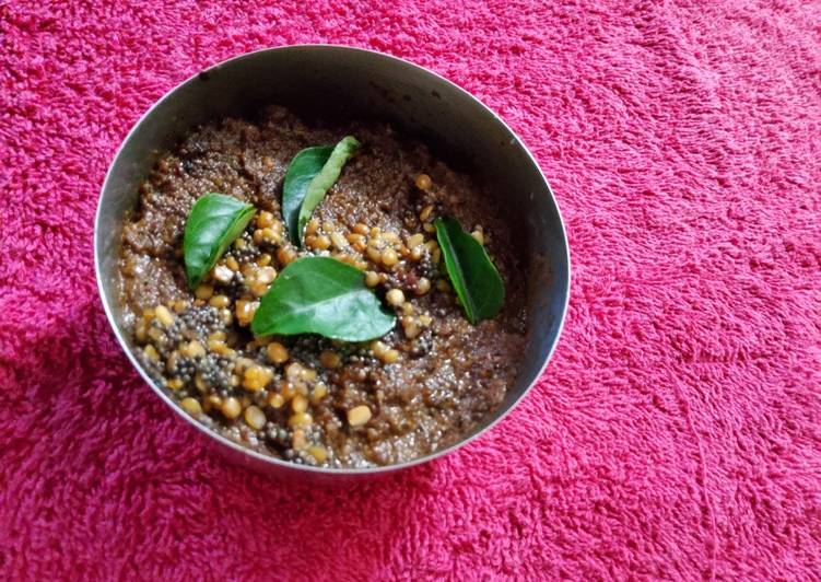 Recipe of Quick அல்லம் பச்சடி (இஞ்சி சட்னி) (Allam pachadi recipe in tamil)