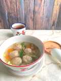 Sop Baso Sawi Hijau