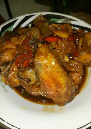 Foto resep Ayam Kecap Saus Inggris (Chinese food)