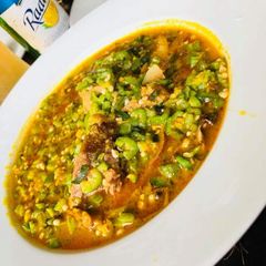 A picture of Okro soup.