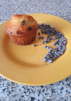 Foto di Muffin alla viniglia e gocce di cioccolato