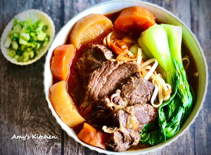 番茄紅燒牛肉麵 / 家常麵 的食譜成品照片