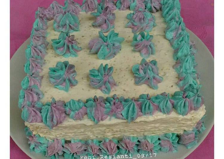 Resep Cake ultah sederhana Anti Gagal