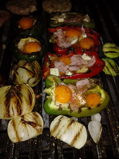 Una foto de Verduras asadas o al horno rellenas