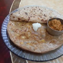 Alu-Paneer Paratha A picture of Alu-Paneer Paratha.