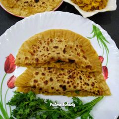 A picture of Cabbage Stuffed Paratha.
