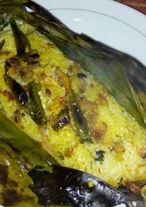 Foto resep Nasi bakar #PR_MasakanBungkusDaun