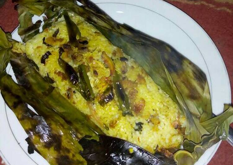 Langkah Mudah untuk mengolah Nasi bakar #PR_MasakanBungkusDaun Anti Gagal