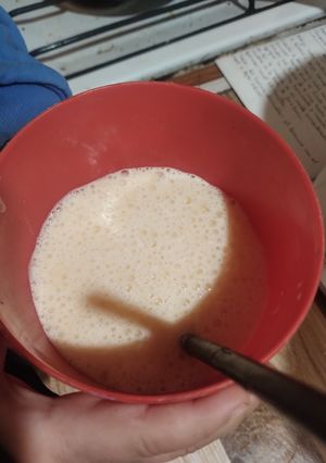 Una foto de Licuado multifruta (banana, mandarina, manzana y pera)