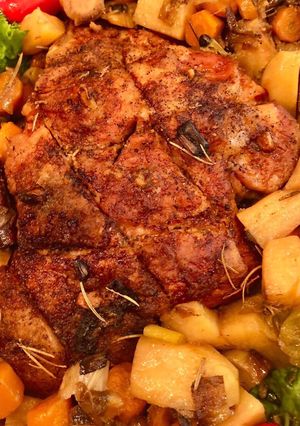 Φωτογραφία της συνταγής Χριστουγεννιάτικο χοιρινό μπούτι στο φούρνο!!!
