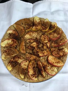 Una foto de Tarta de avena y manzanas