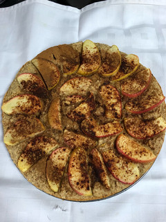 Una foto de Tarta de avena y manzanas