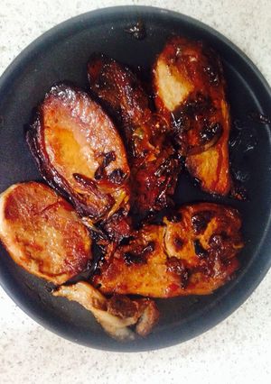 A picture of My Sweet Pork Loin Chops.