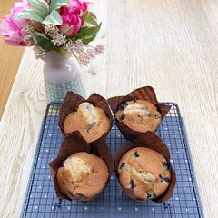 A picture of Simple blueberry muffin (Starbucks type).