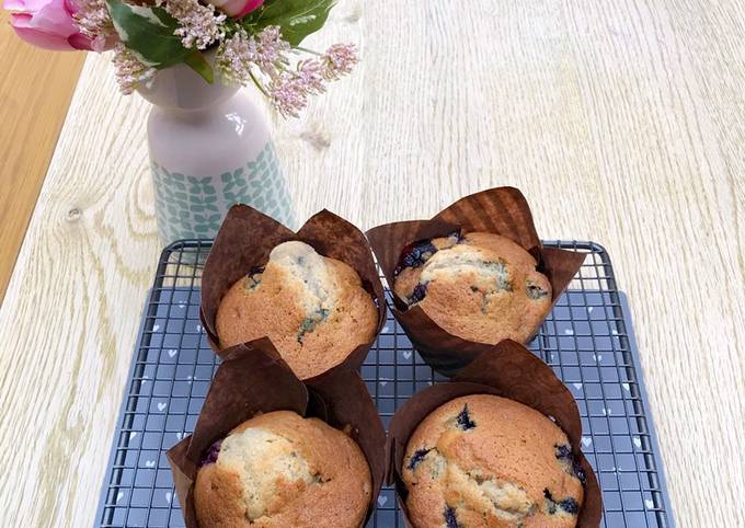 Simple blueberry muffin (Starbucks type)