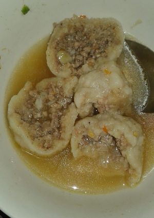 Foto resep Bakso ayam isi cincang sapi