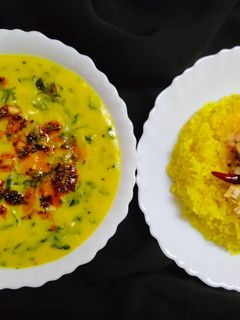 मेथीचे आळन आणि तुरीची खिचडी (methiche alna ani toorichi khichdi recipe in marathi) रेसिपी चे मुख्य फोटो
