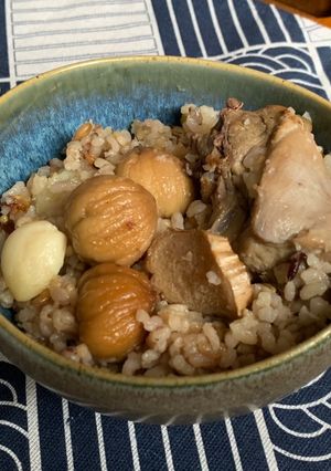 栗子雞炊飯 的食譜成品照片
