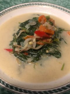 Foto resep Sayur kangkung santan