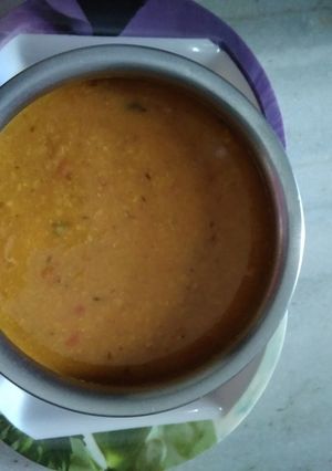 A picture of Yellow (dhuli moongi) dal.