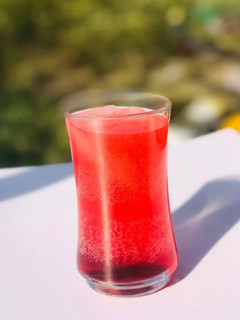 A picture of Arizona sunset drink.