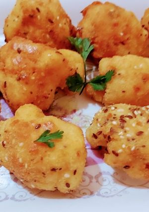 Rántott karfiol sokmagvas bundában 🌺🌺🌺 recept fotója
