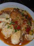 Pollo estofado Con Huevos