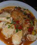 Pollo estofado Con Huevos
