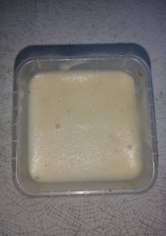 Десерт із яблук на желатині