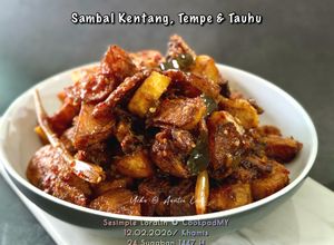 Gambar Sambal Kentang, Tempe & Tauhu