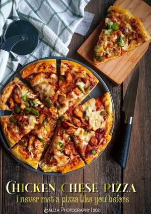 Gambar Chicken chese pizza