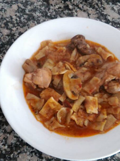 Una foto de Gazpacho Manchego casero