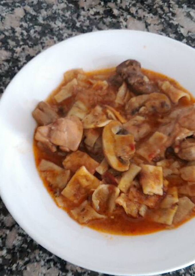 Una foto de Gazpacho Manchego casero