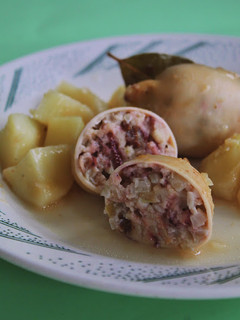 Una foto de Calamares rellenos con patatas