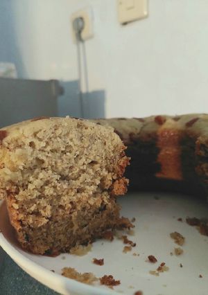 Foto resep Bolu Pisang Panggang Tanpa Mixer (2 Telur)