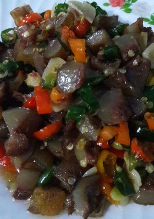 Foto resep Oseng kikil