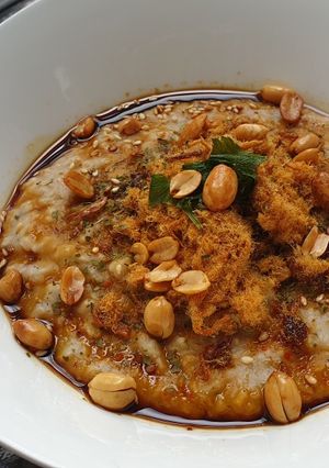 Foto resep Bubur Oats sehat, enak, gurih (karbo kompleks utk diet)
