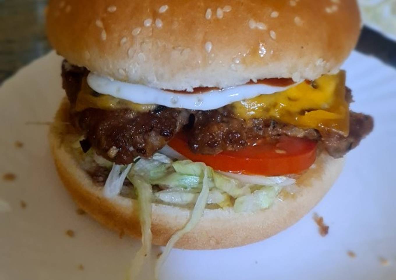 Hamburguesa casera