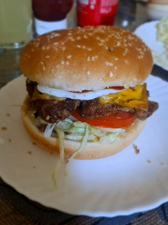 Una foto de Hamburguesa casera